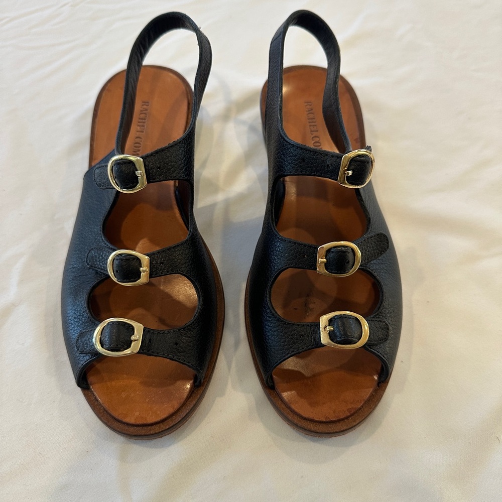 Rachel Comey black leather sandals